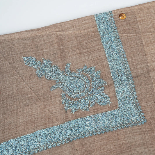 100% Turma Kashmiri Shawl Sky Blue