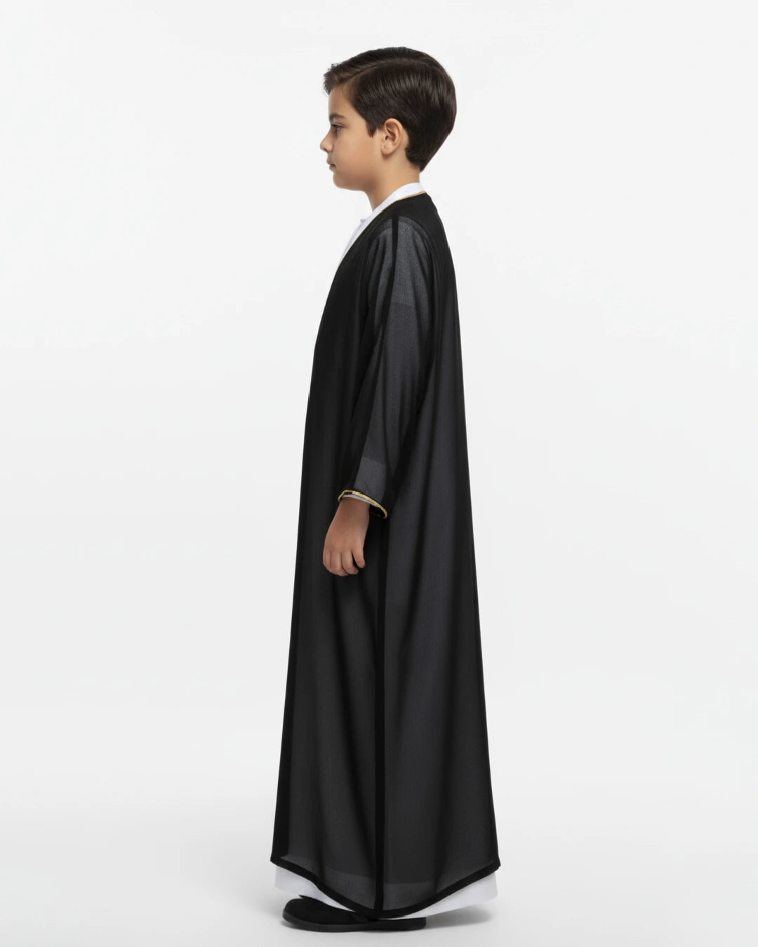 Boys Black Bisht