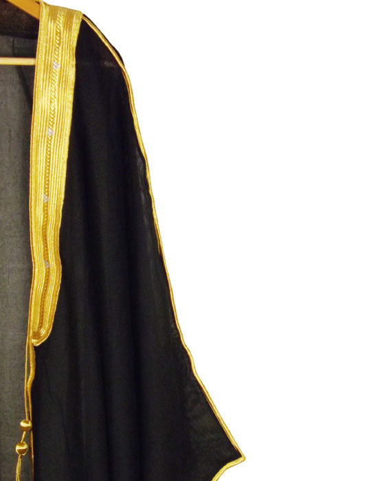 Buy Black Bisht online in Dubai Abu Dhabi Sharjah UAE