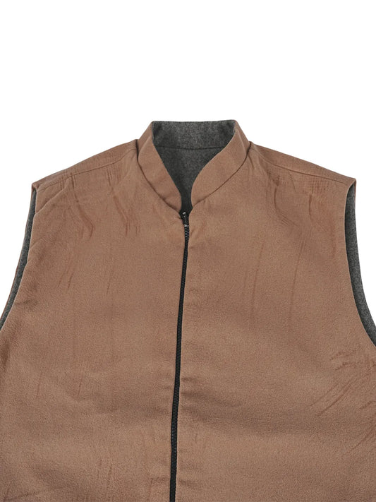 CLASSIC CAMEL BROWN WINTER JACKET WITH ZIP