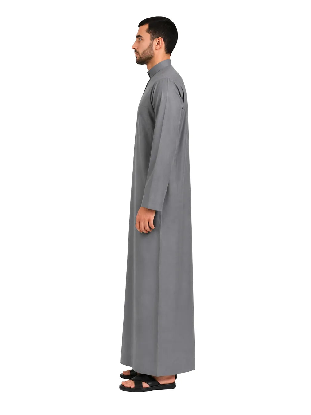Confidence Starts with the Perfect Grey Kuwaiti Kandura
