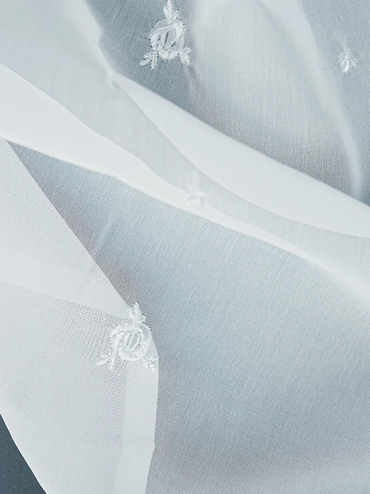 Premium White Embroidered Ghutra