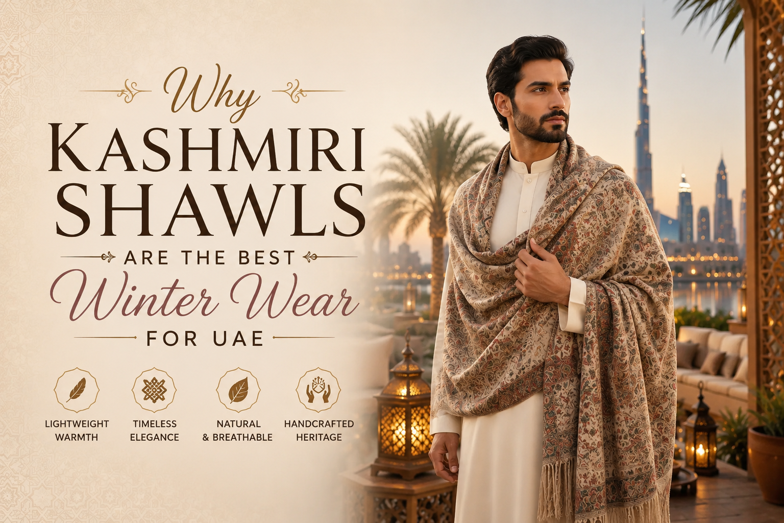 Why Kashmiri Shawls Are the Best Winter  Wear for UAE