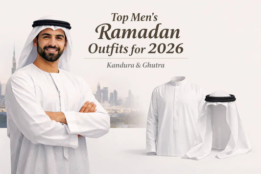 Top Men’s Ramadan Outfits for 2026: Kandura, Ghutra, and Arabic Sandals