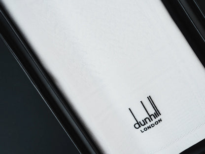 Dunhill London Premium White Ghutra – Luxury Arabic Headwear for Modern Gentlemen