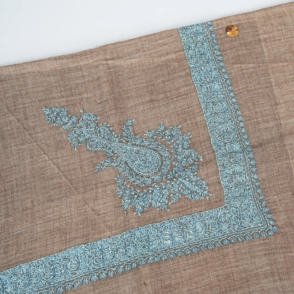 100% Turma Kashmiri Shawl Sky Blue