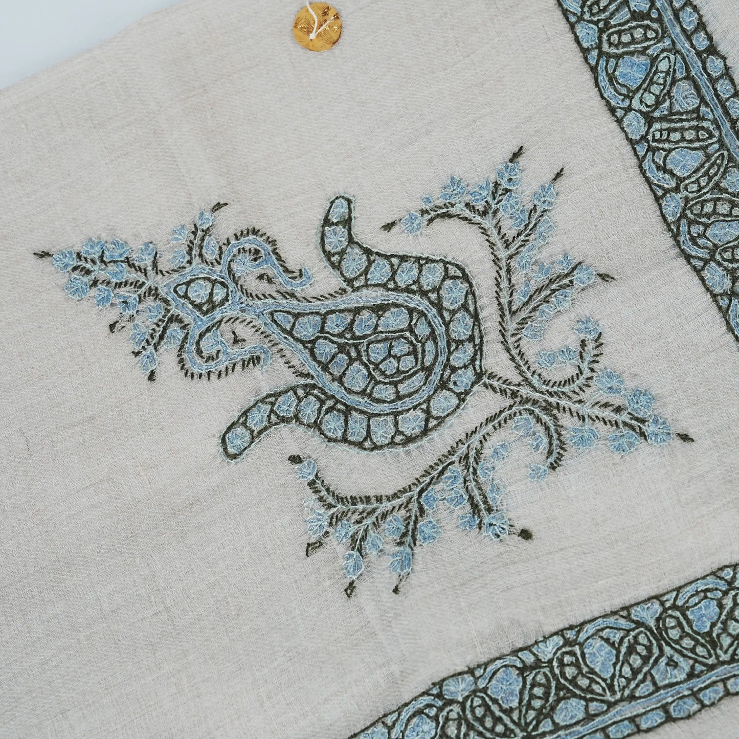 100-Turma-Kashmiri-Shawl-olive-Green-Color