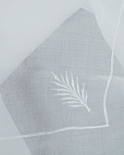 Premium Embroidered White Ghutra for Men – Soft & Elegant UAE Headscarf