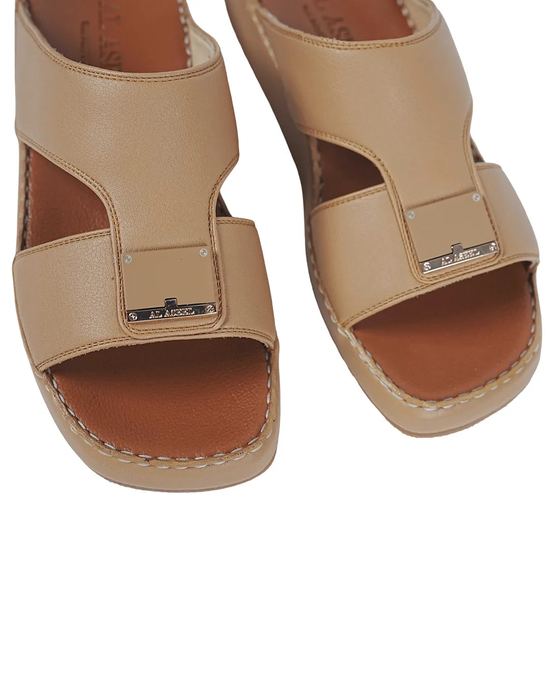 Step into Everyday Luxury with Al Aseel Beige Sandals
