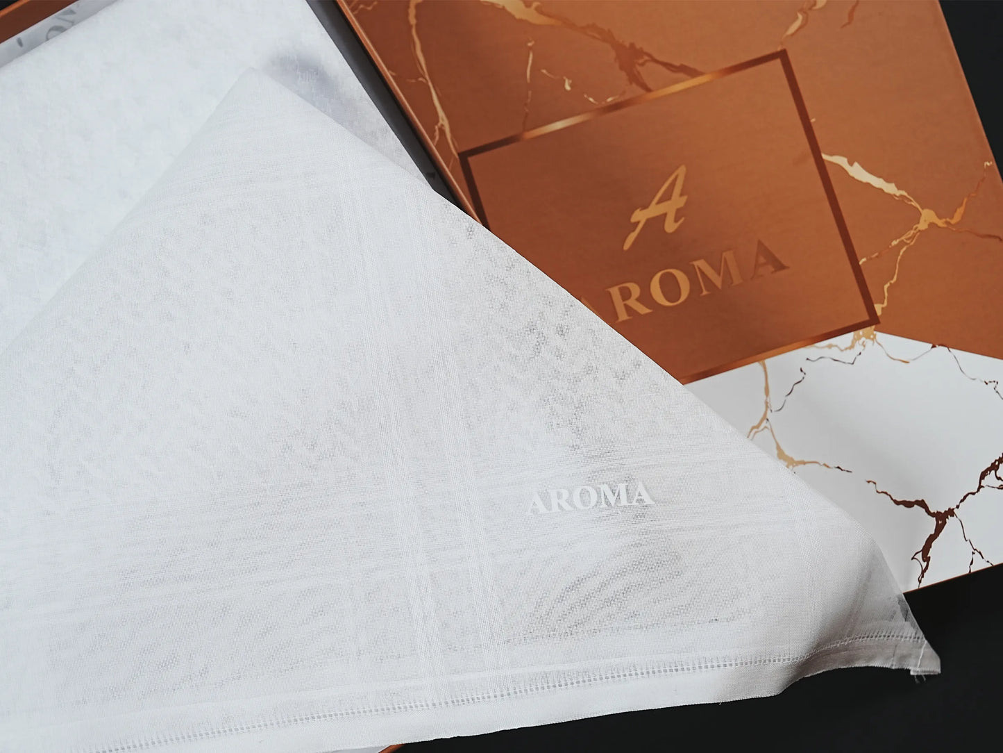 Redefine Your Traditional Style with the Premium AROMA White Shemagh.