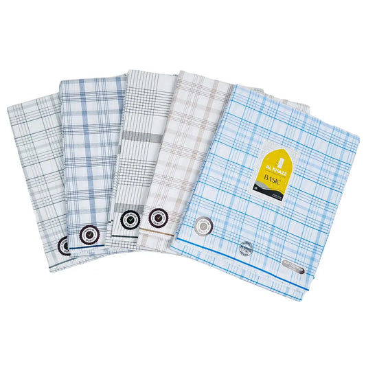 Al-Khazz-Basic-Cotton-Wuzar-Set-Classic-Arabic-Check-Pattern-Collection