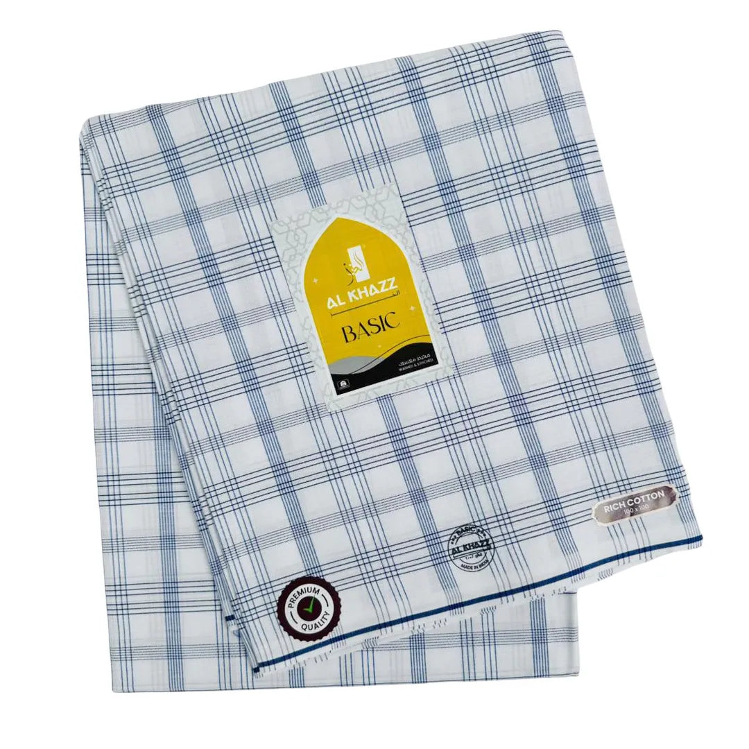 Al-Khazz-Basic-Wuzar-Elegant-Navy-Blue-Check-Design-classic
