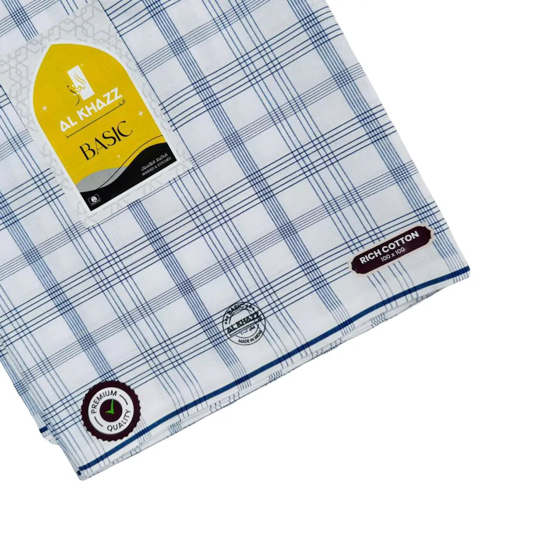 Al-Khazz-Basic-Wuzar-Elegant-Navy-Blue-Check-Design-kk