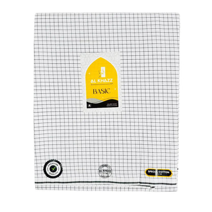 Al-Khazz-Premium-Wuzar-Lightweight-black-Checked-Cotton-Wrap-uae