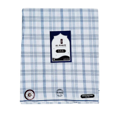Al-Khazz-Soft-Cotton-Wuzar-Elegant-Dark-Blue-Checked-Design
