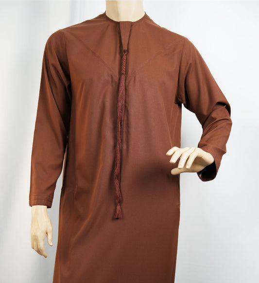BROWN ARABIC MEN'S KANDURA
