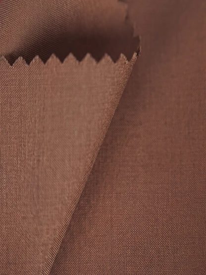 Brown blue Emirati Thobe - Reda 1865 Valdilana Exclusive Super 150's Fabric made In Italy 100% Wool