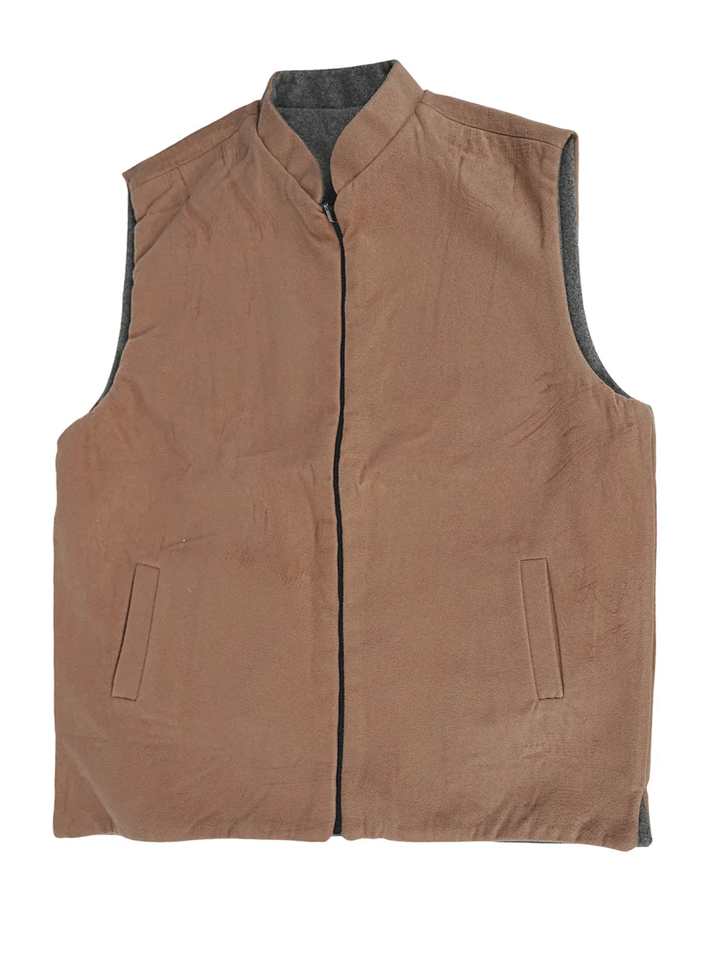 CLASSIC CAMEL BROWN WINTER  JACKET WITH ZIP