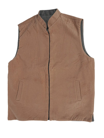 CLASSIC CAMEL BROWN WINTER  JACKET WITH ZIP