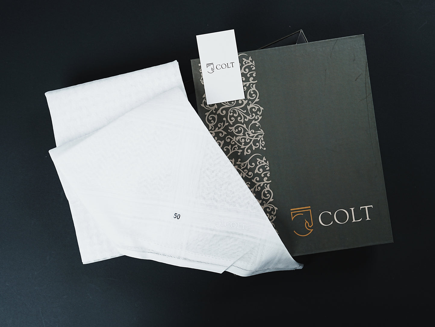 COLT Premium White Shemagh – Timeless Elegance for Every Occasion