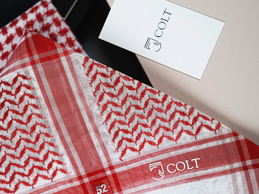Colt Luxury Red Shemagh – Premium Quality for Every Occasion
