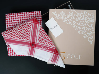 Colt Luxury Red Shemagh – Premium Quality for Every Occasion