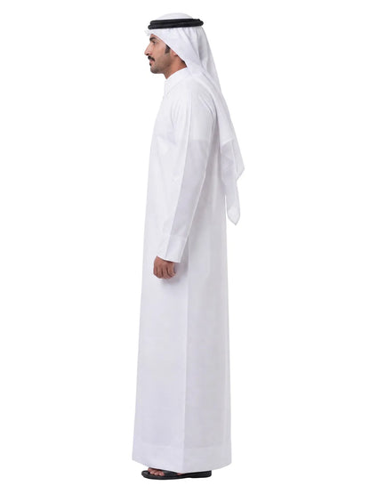 READY-MADE QATARI KANDURA, CRAFTED WITH PREMIUM TOYOBO FABRIC FROM JAPAN