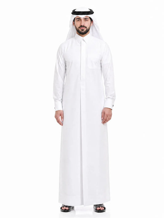 CUSTOMIZED QATARI KANDURA - PREMIUM TOYOBO FABRIC MADE IN JAPAN