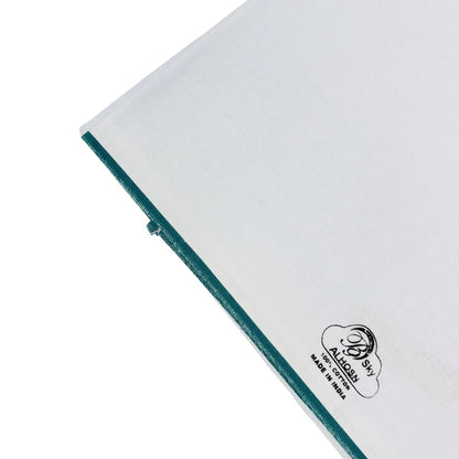 Al Hosn Sky White Wuzar – Elegant Border Line Collection UAE