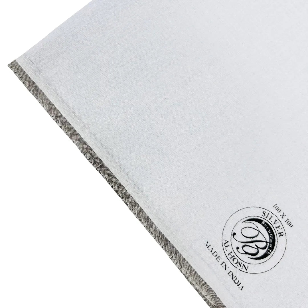 Classic-White-Wuzar-with-Silver-Border-Stitched-Washed-Comfort-uae