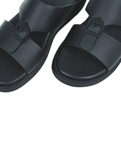 Comfortable-Black-Sandal-for-Men-Light-weight-Daily-Wear-Classic-New-
