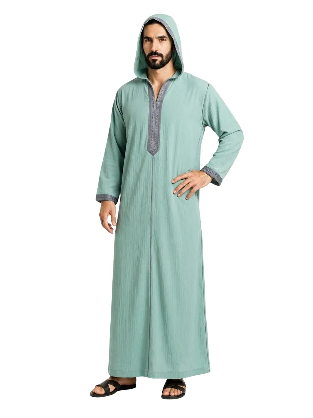 AL HOSN Premium Hoodie Jalabiya – Where Comfort Meets Style