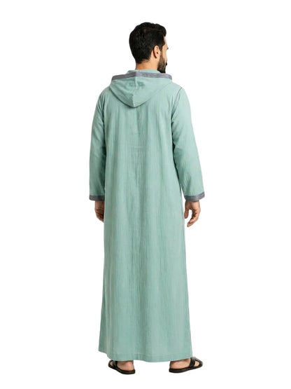 AL HOSN Premium Hoodie Jalabiya – Where Comfort Meets Style