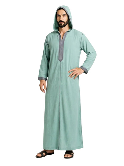 AL HOSN Premium Hoodie Jalabiya – Tradition, Tailored to Perfection
