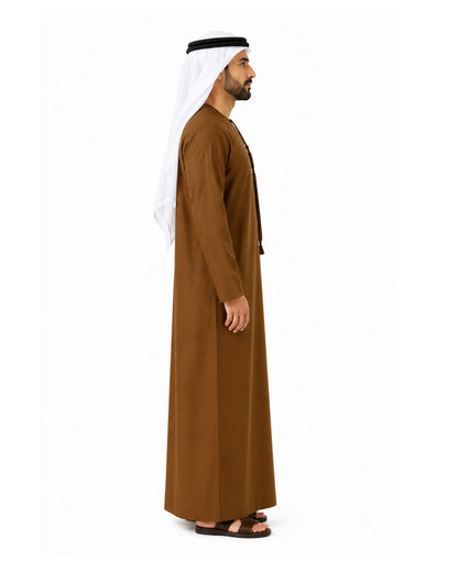 BROWN ARABIC MEN'S KANDURA