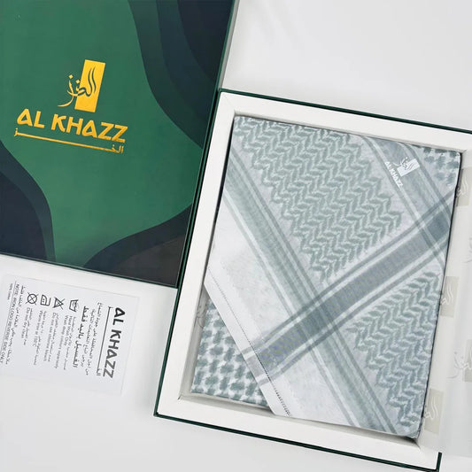 Elegant-Sage-Green-Shemagh-Luxury-Cotton-Ghutra-for-Men