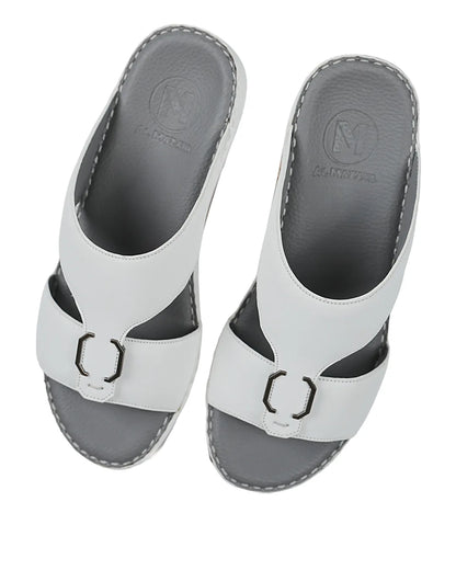 Elegant-White-Sandal-for-Men-Comfortable-Premium-Chappal-classic-uae