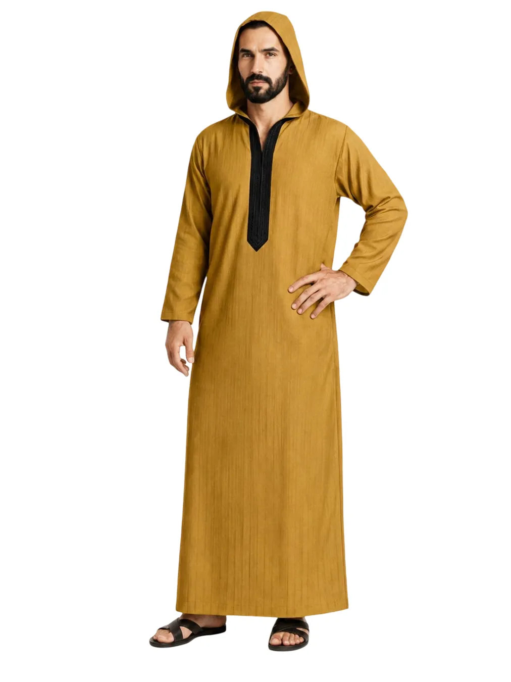 AL HOSN Premium Hoodie Jalabiya – Where Comfort Meets Style