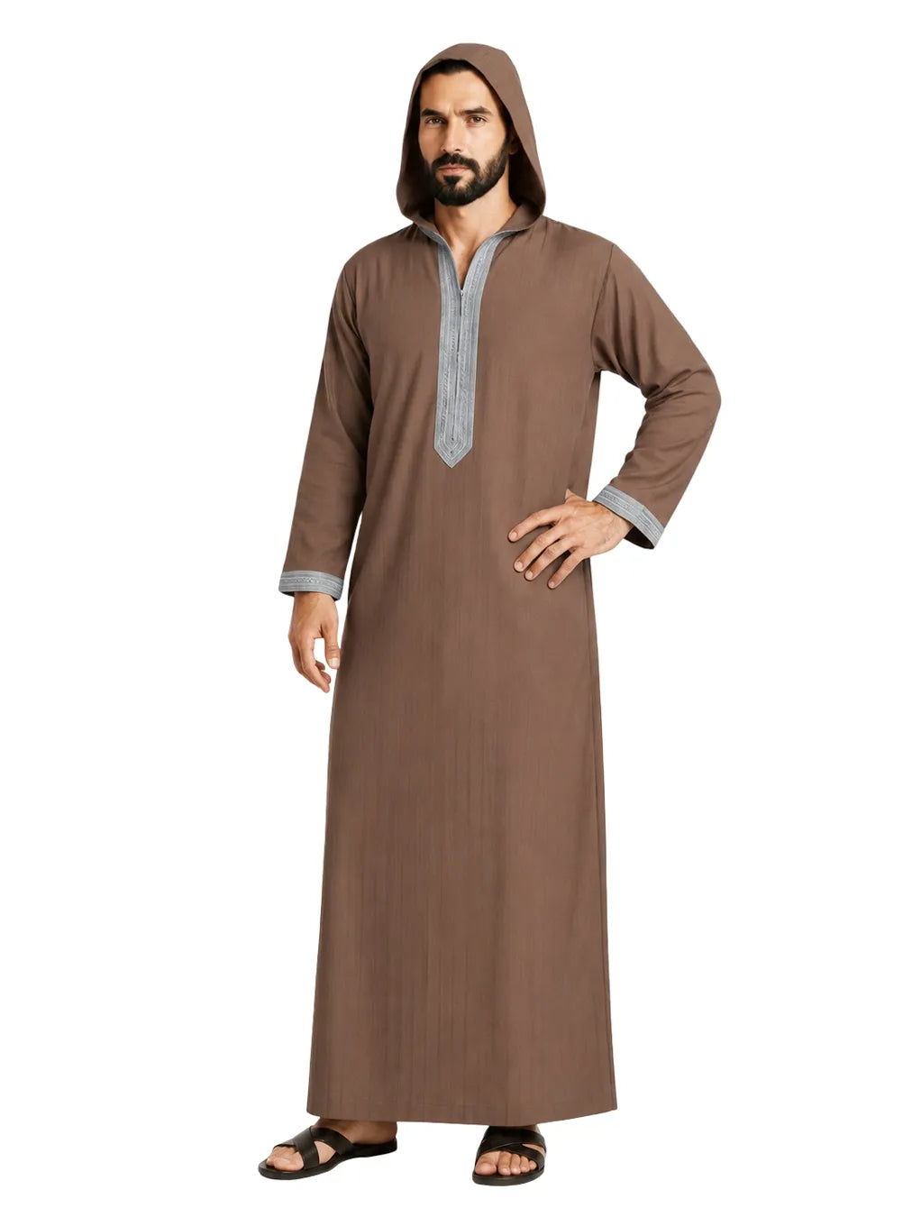AL HOSN Premium Hoodie Jalabiya – Where Comfort Meets Style