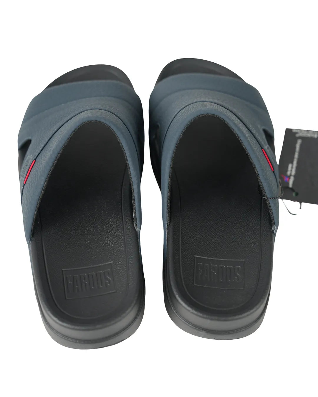Faroos Premium Coffee Brown Leather-Look Men's Sandals – Lightweight Everyday Footwear