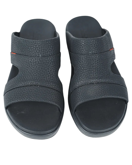 Faroos Comfort Fit Black Sandals – Premium Casual Footwear