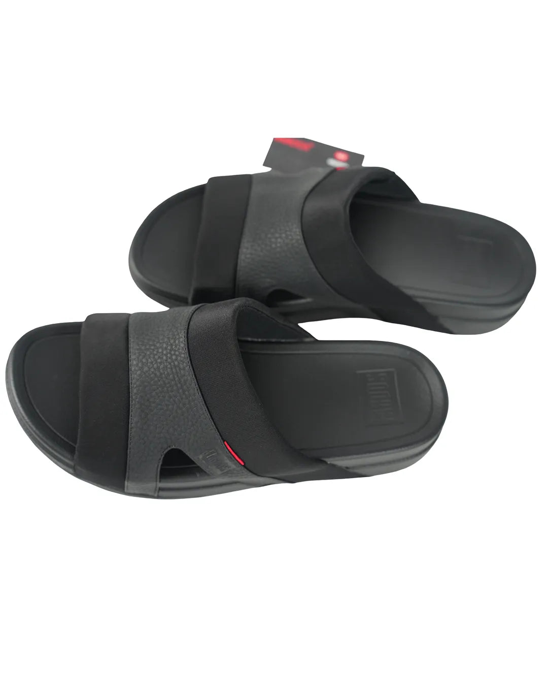 Faroos Comfort Fit Black Sandals – Premium Men's Arabic Footwear