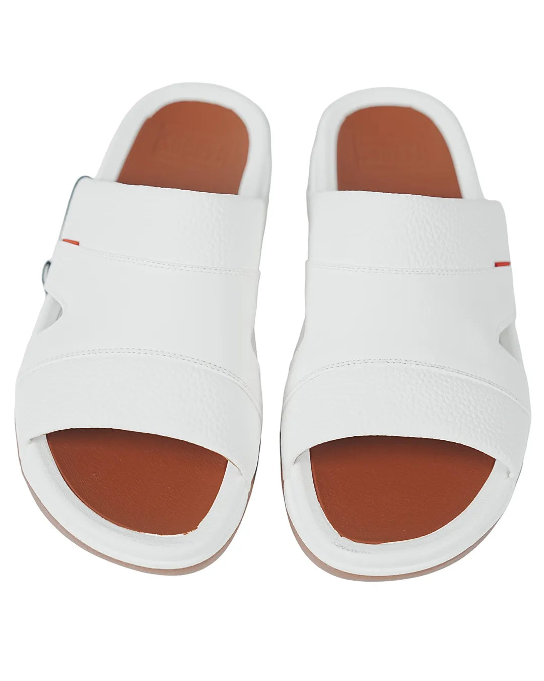 Faroos Premium Coffee Brown Leather-Look Men's Sandals – Lightweight Everyday Footwear