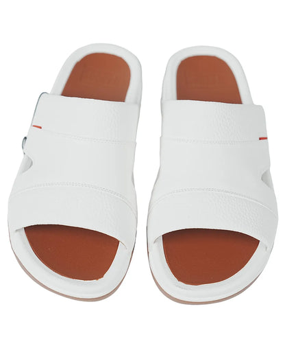 Faroos Premium Coffee Brown Leather-Look Men's Sandals – Lightweight Everyday Footwear