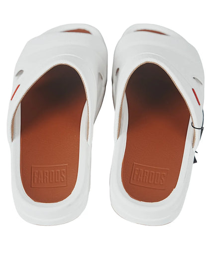 Faroos Premium Coffee Brown Leather-Look Men's Sandals – Lightweight Everyday Footwear