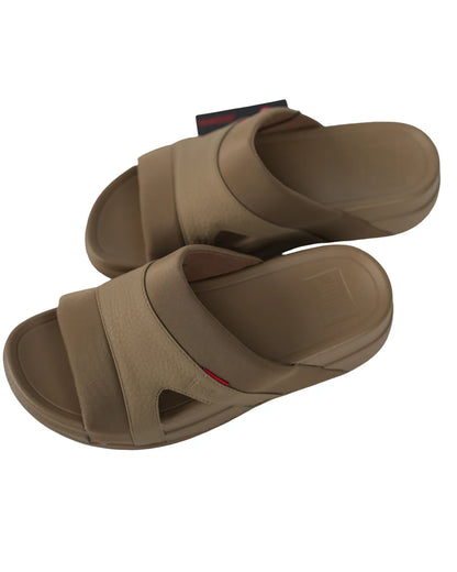 Faroos Comfort Fit Black Sandals – Premium Men's Arabic Footwear