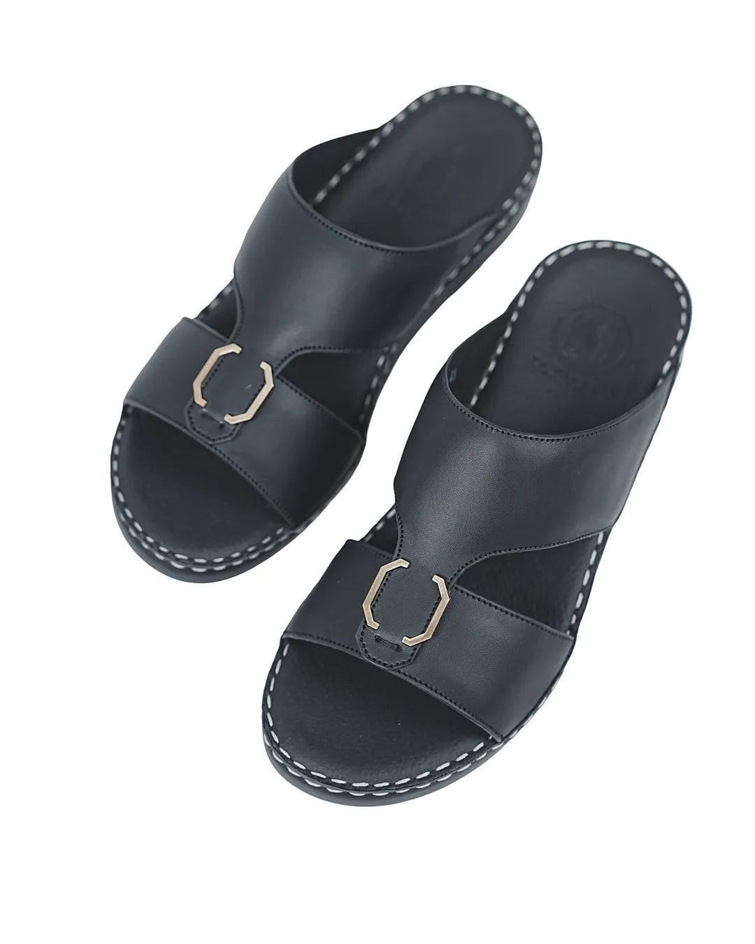 Handmade-Black-Sandal-for-Men-Elegant-Arabic-Design-new