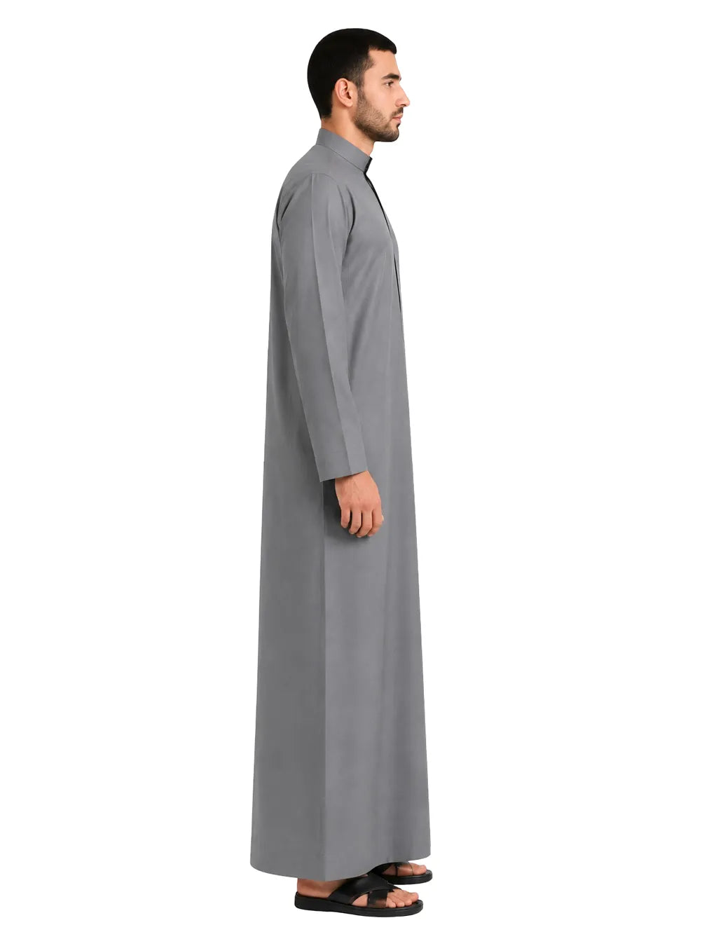 Confidence Starts with the Perfect Grey Kuwaiti Kandura