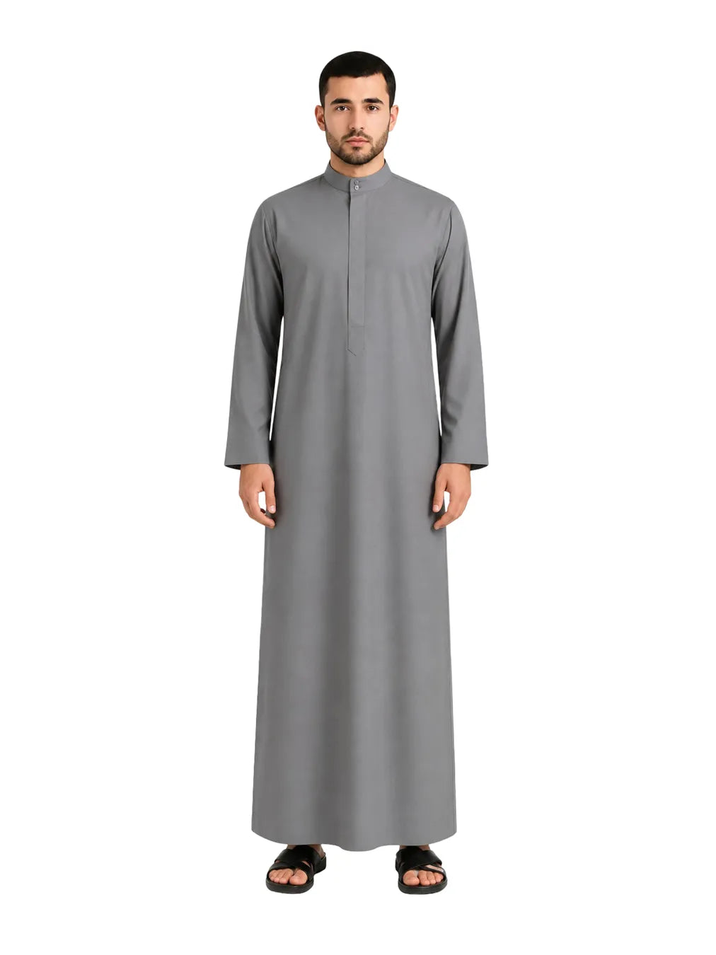 Confidence Starts with the Perfect Grey Kuwaiti Kandura