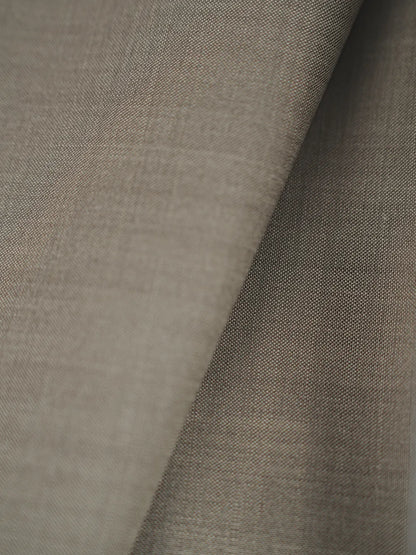 Light Brown Emirati Thobe - Reda 1865 Valdilana Exclusive Super 150's Fabric made In Italy 100% Wool